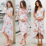 Floral Long Maxi Dresses Maternity Gown