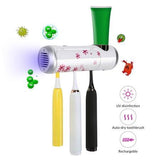 Antibacteria Automatic ToothBrush Dispenser with UV light sterilizer 2.0