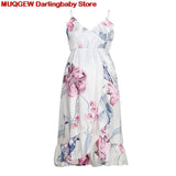 Casual Floral Falbala Comfortable Sundress