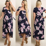 Floral Long Maxi Dresses Maternity Gown